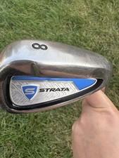 Strata 8-Iron Golf Club - Steel Shaft - 1 Club - Silver/Blue/Black