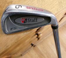 Wilson Staff 6 Iron Fat Shaft. Regular Flex. Great Condition. Nice Hitting.
