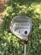 Callaway Big Bertha 3 Fairway Wood Uniflex Steel Shaft RH
