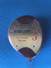 Tru=Fit Persimmon Personal Series Genuine 3 Wood Tru=Fit Gold Shaft