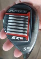 Tour Edge Exotics EX10 25° 5 Hybrid Golf Club Senior Flex Graphite Shaft RH