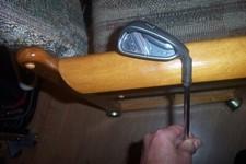 slightly used Ping karsten Demo 7 Iron steel regular silver dot  RH +1/2