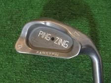 PING ZING BLACK DOT 4 IRON, PING KT-M STIFF FLEX STEEL SHAFT, 38.5 INS.