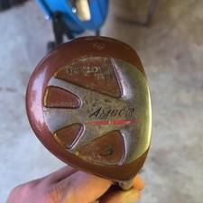 Amber Shallow Face 3-Wood Right-Handed Fairway Wood Club Brown/Silver/Gold