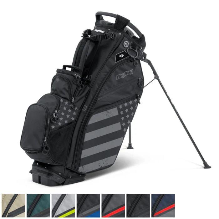 Bag Boy Chiller Pro Hybrid Stand Bag Black/Stars and Stripes
