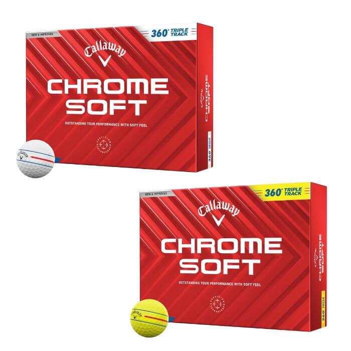 Callaway Chrome Soft 360 Triple Track Golf Ball White