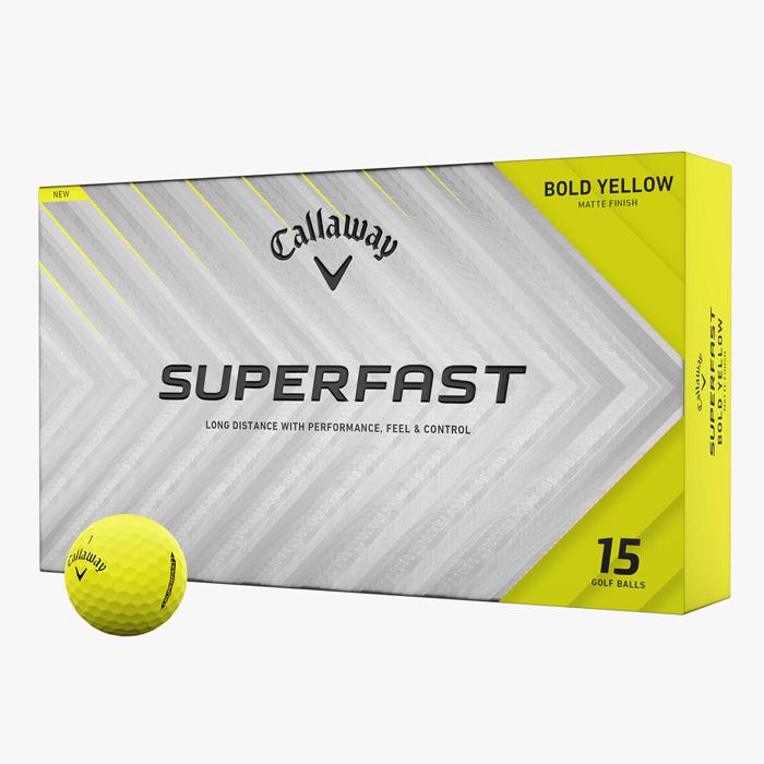 Callaway Superfast Bold Yellow 15-Pack Golf Balls Bold Yellow