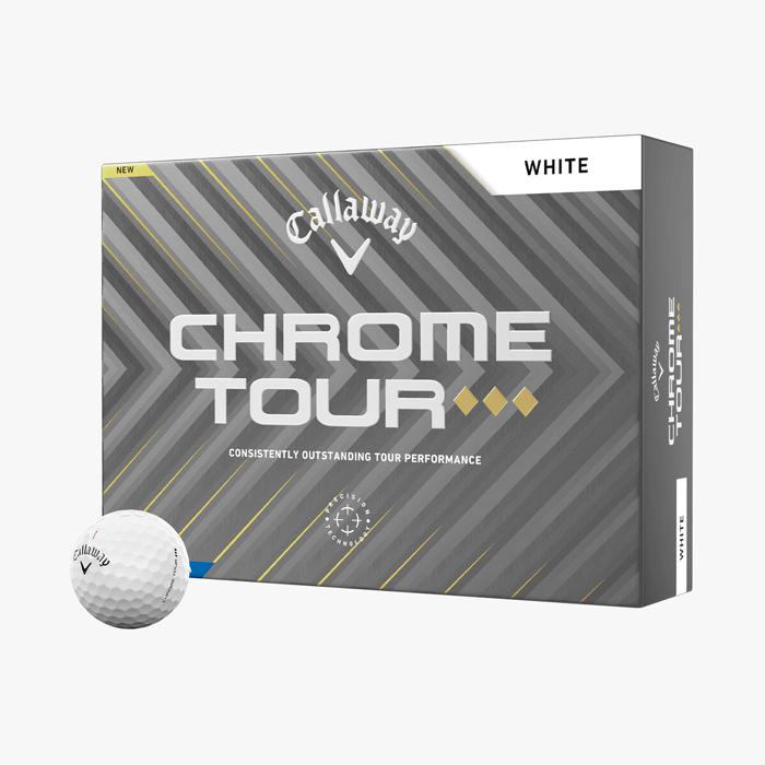Callaway Chrome Tour Triple Diamond Golf Balls White