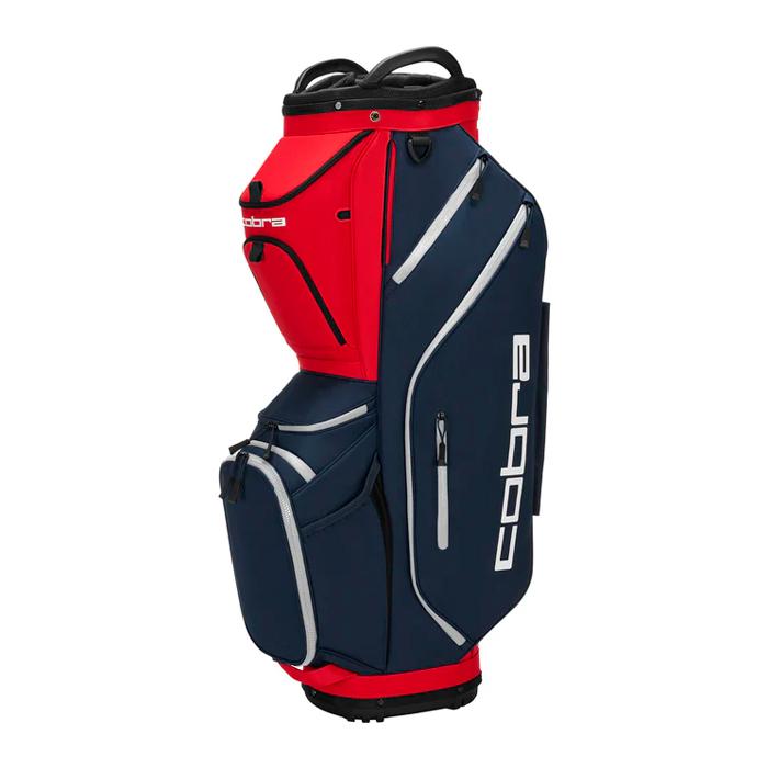 Cobra Ultralight Pro Cart Golf Bag - Club Navy/Strong Red