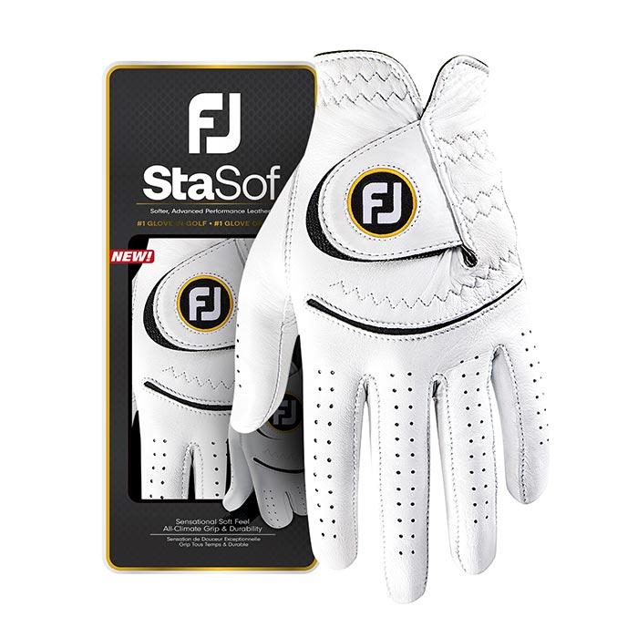 FootJoy 2024 Ladies StaSof Golf Glove S/Pearl/Black /LH/Regular