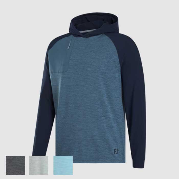 FootJoy ThermoSeries Pullover Hoodie M/Charcoal/Black