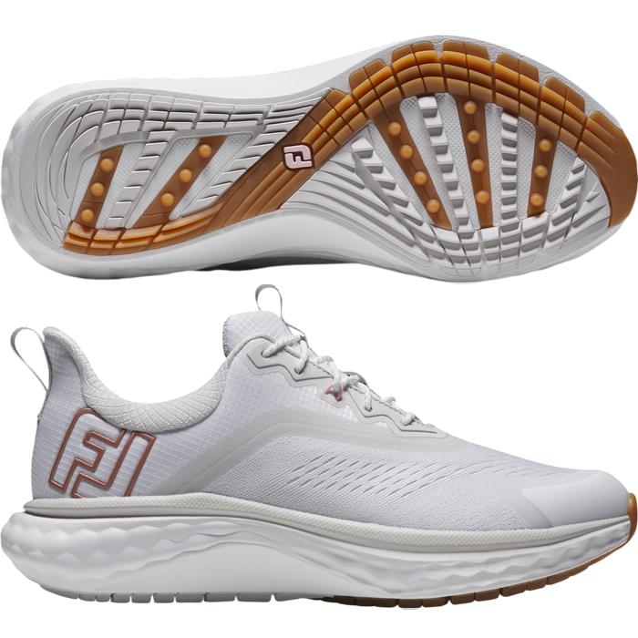 FootJoy Quantum Women Golf Shoes - White / Rose 8