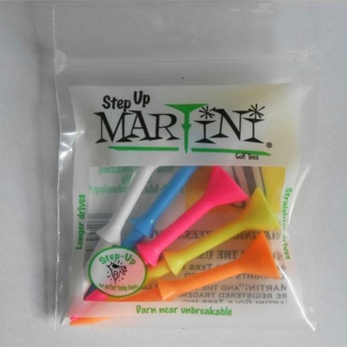 Martini Tees - Step-Up (5) Tees - Mixed Assorted Colors