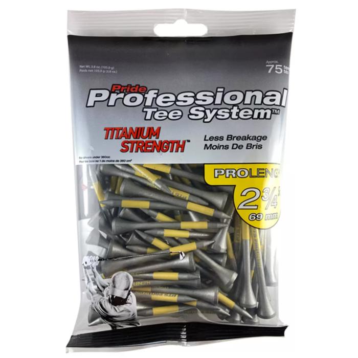 PTS Titanium Strength Tees 3 1/4 inches - 65 Tees