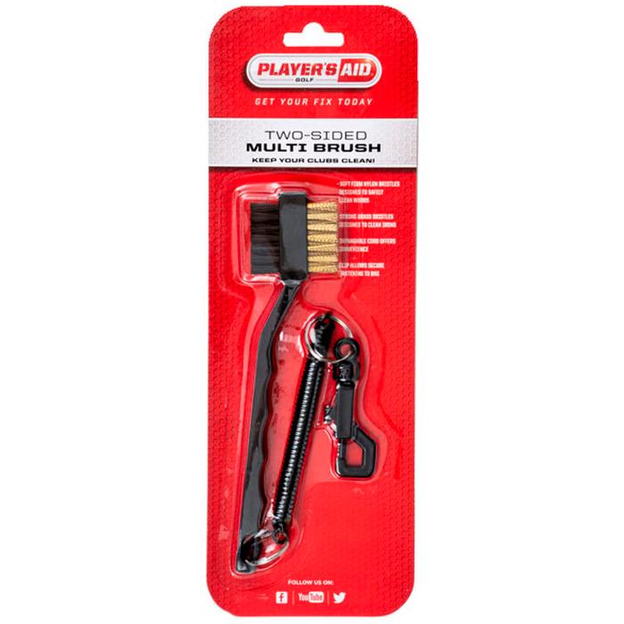 Player's Aid Groove Brush 2 Sided Multi Brush W/Coil - Blister Pack