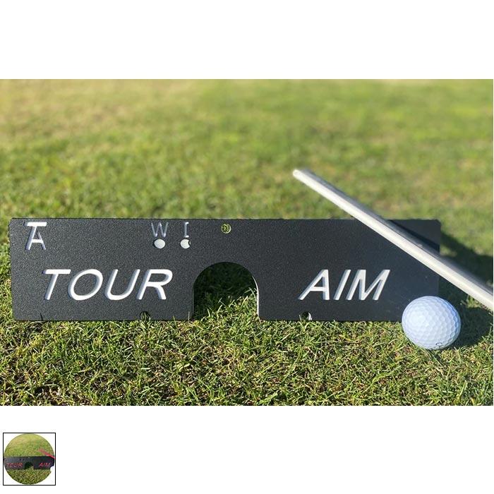 Tour Aim Golf Tour Aim With Alignment Sticks 4 of Alignment Sticks/Red