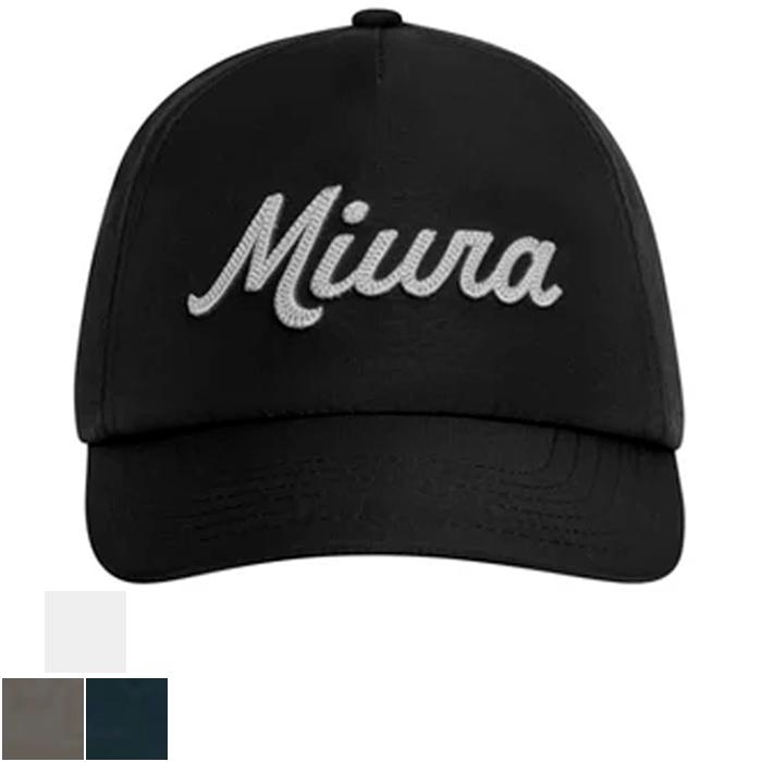 Miura Modern Script Half Structure Hat White