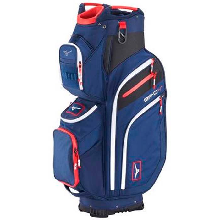 Mizuno BR-D4C Cart Golf Bag - NAVY-RED (5110)