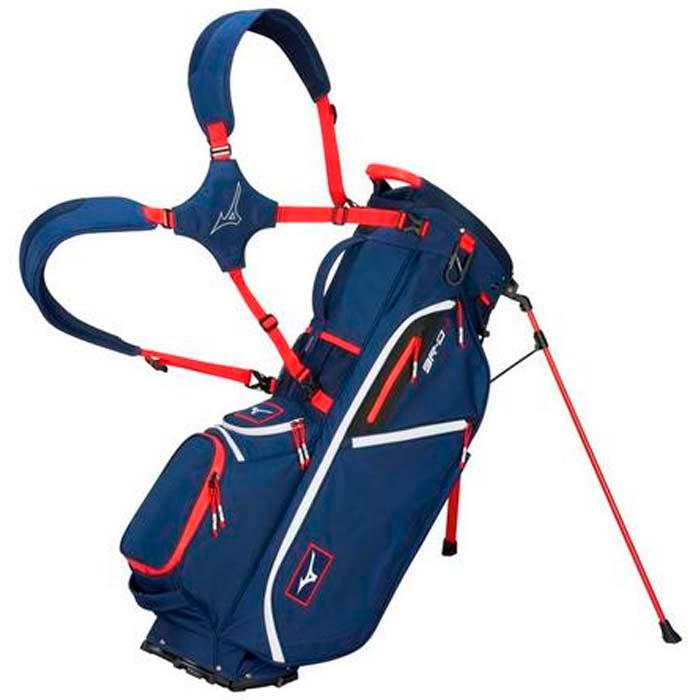 Mizuno BR-D4 Stand Golf Bag - NAVY-RED (5110)
