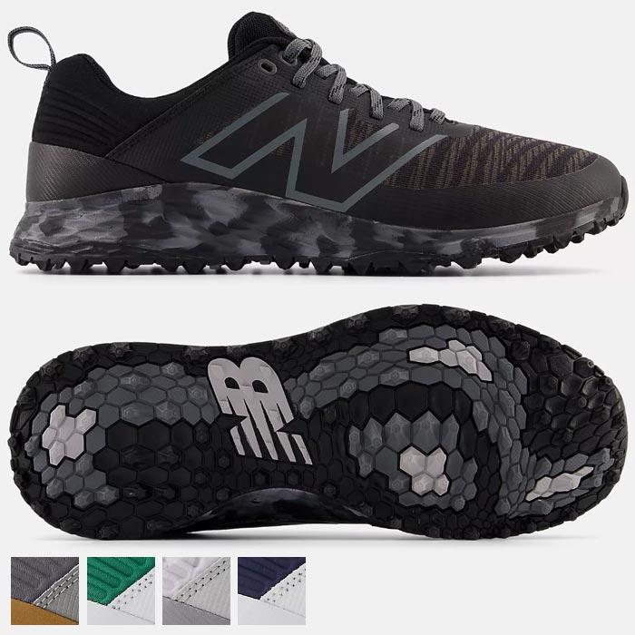 New Balance Fresh Foam Contend v2 Golf Shoes 8.5/Grey with charcoal/X-Wide(4E)