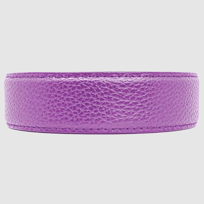 Nexbelt Pebble Grain Court Purple single stitch matching thread Strap Purple