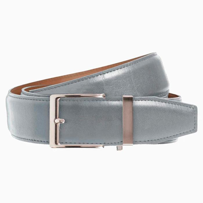 Nexbelt Smooth Grey Dress Ratchet Belt 1.575 Strap [40mm]
