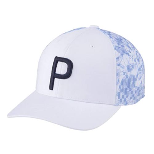 Puma Floral P 110 Snapback Cap Bright White