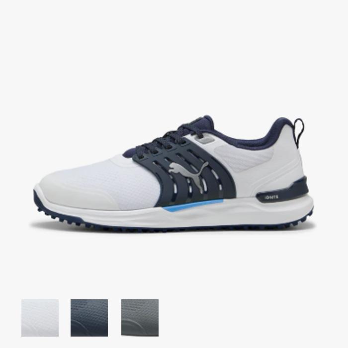 Puma IGNITE ELEVATE 2 Spikeless Golf Shoes 8/Puma White / Puma Black / Puma Silver