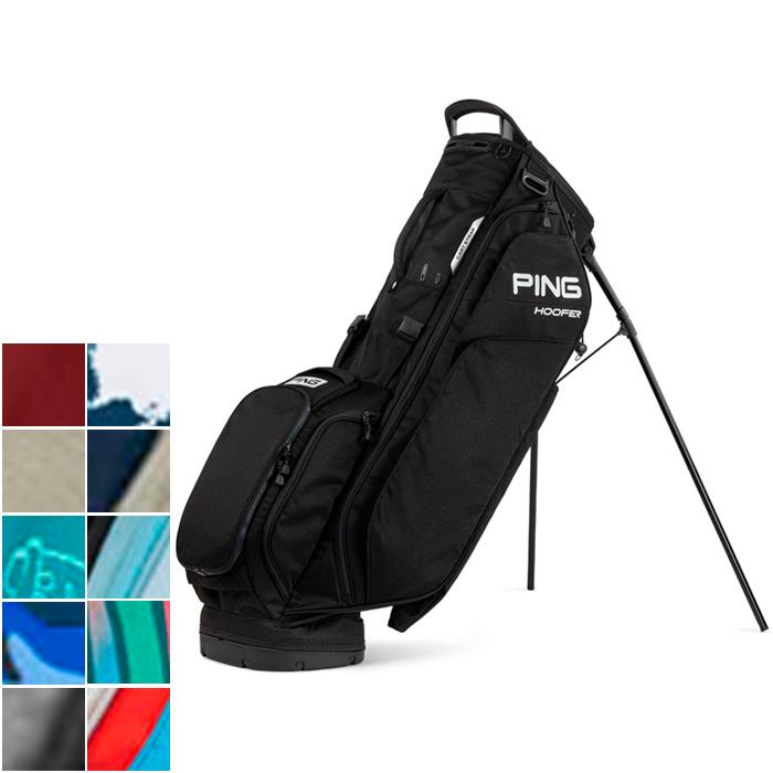 PING Hoofer Carry Bags Black/Crystal/Milky Blue