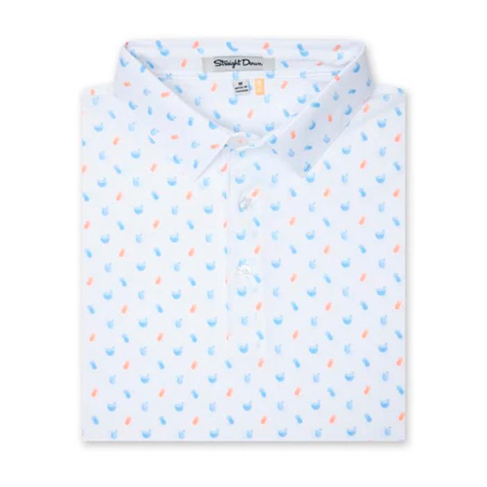 Straight Down Tropical Daze Polo - Carolina 2X