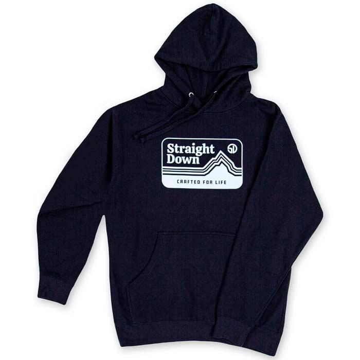 Straight Down Starsky Hoodie - Navy M