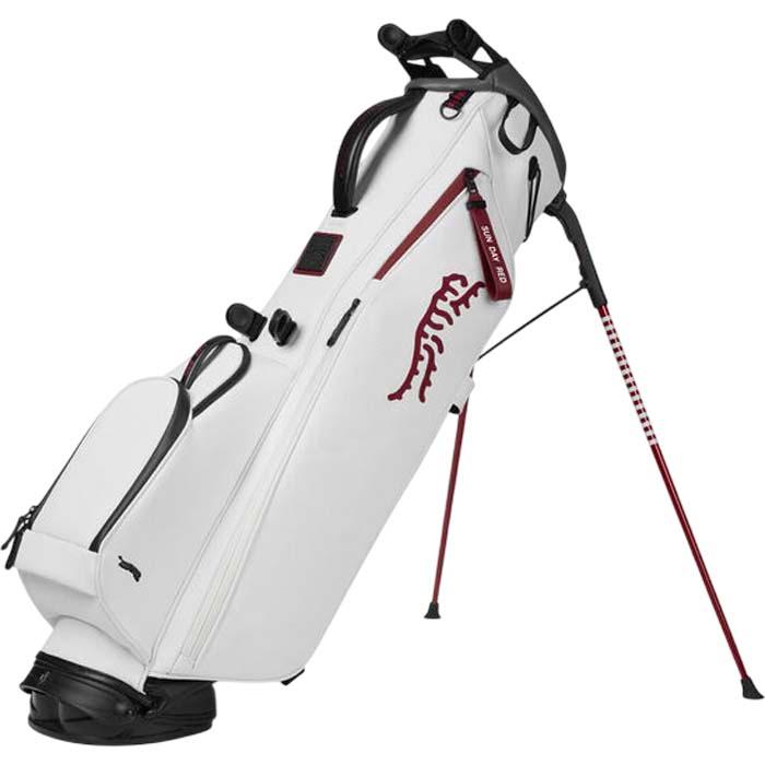 Sun Day Red x Vessel Leather Sunday III Stand Bag LE - White