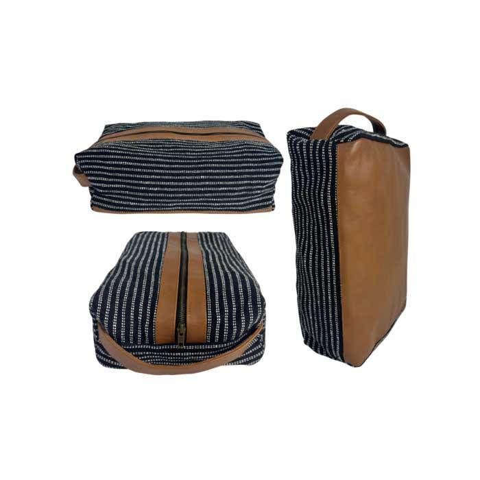 Sunfish Pinstripe Shoe Bag