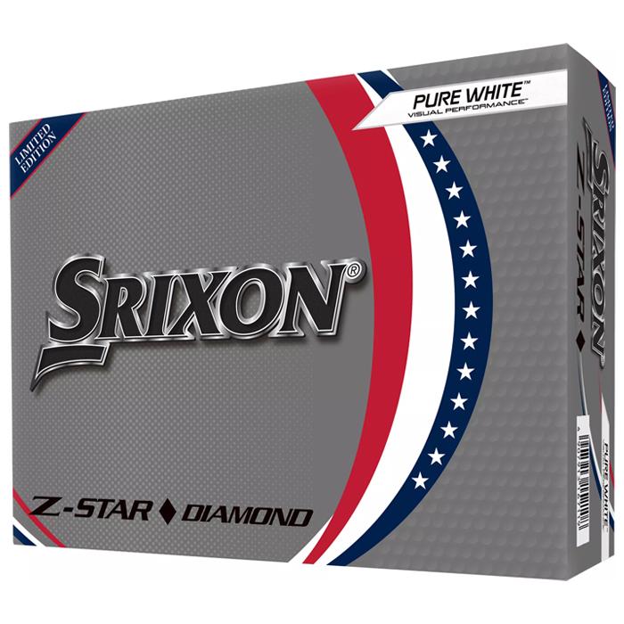 Srixon Limited Edition USA Z-Star diamond balls White