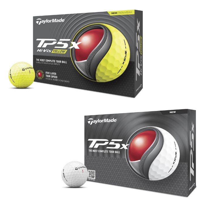 TaylorMade TP5x Golf Balls White
