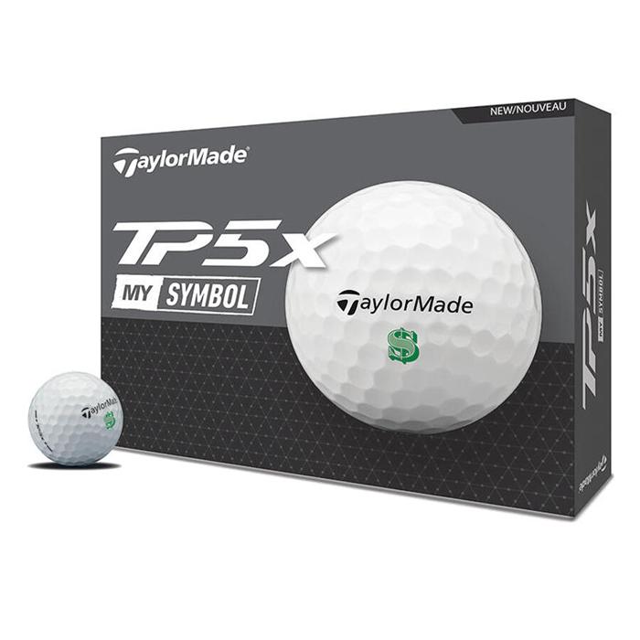 TaylorMade TP5x Dollar Golf Balls White