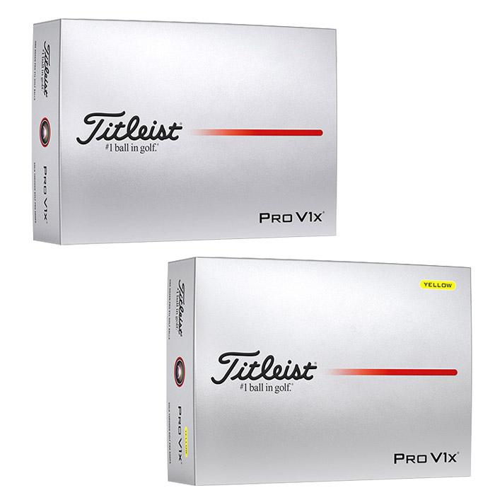 Titleist Pro V1x Golf Ball Yellow
