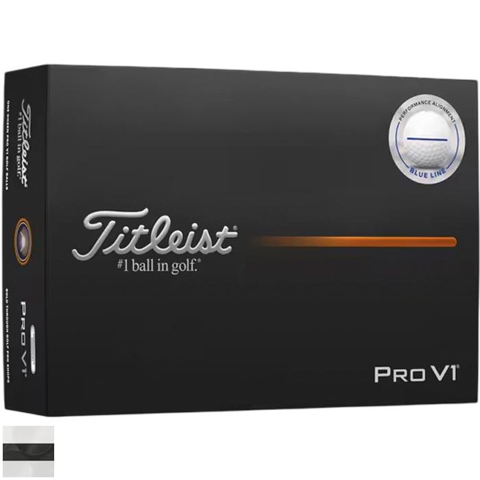 Titleist 2025 Pro V1 Performance Alignment Golf Balls Black