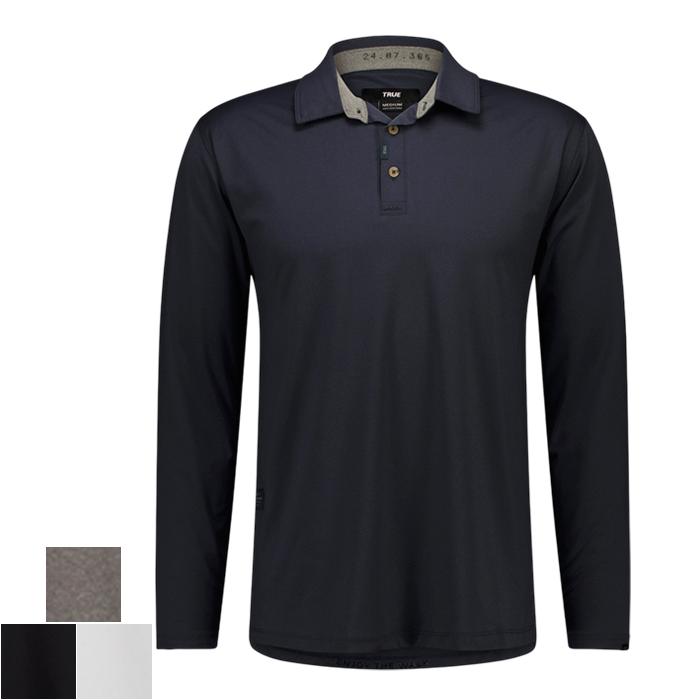 TRUE All Day Polo Long Sleeve XXL/Black