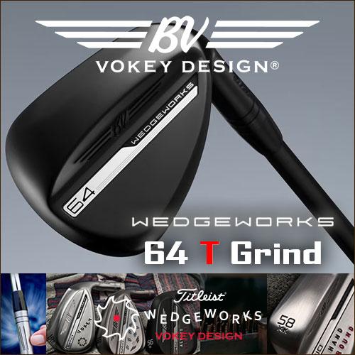 New Vokey Design Limited WedgeWorks 64 T Black Vapor Custom Wedge