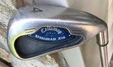 RH Callaway X-16 Steelhead 4 iron 38.5” Uniflex Steel X16