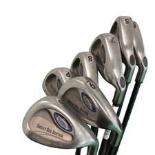 Callaway Great Big Bertha Titanium Face Irons Set 5-SW 8pc RH Regular Flex Used
