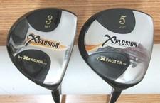 XFACTOR XPLOSION GOLF 3 & 5 WOODS