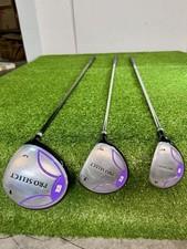 Pro Select Women's Golf Club Set Black Silver Metal Clubheads purple