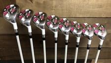 DEMO Petite Senior Womens Majek Golf White Hybrid Set 4-SW Lady Flex 165-TZ75