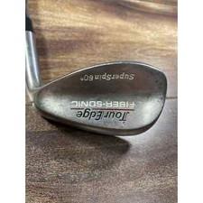 Tour Edge Fiber-Sonic Super Spin 60° Pitching Wedge Golf Club RH Steel