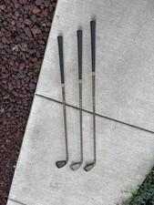 (3) Lady Rampant Slotline Brass Headed Graphite Shaft Golf Clubs