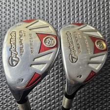 TaylorMade Burner HT Rescue 3H 4H LH S Flex Reax 65g Superfast Approx 40.5''