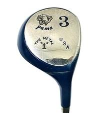 Vintag Puma The Metal "1" Right Handed RH Women's #3 Fairway Wood TT Lite L Blue