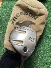 Freedom Golf 345 Fairway Wood Right Hand Graphite Shafted & Cover